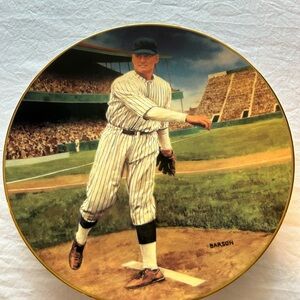 Collectible Walter Johnson Bradford Exchange Decorative Plate Bradford Exchange